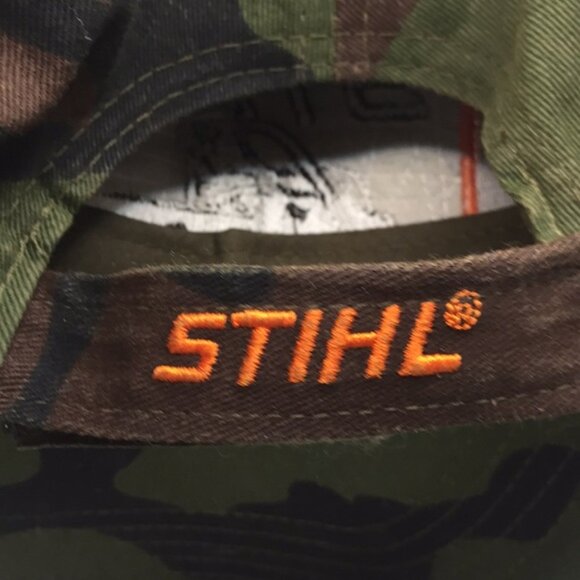 Stihl Chainsaws Camo Baseball Hat Cap Cotton Men’s Small Engines Yard Eq… - Picture 3 of 6